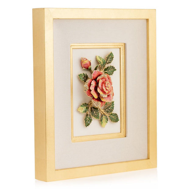 Jay Strongwater Sibylla Rose Wall Art Wall Art Jay Strongwater 