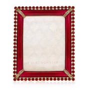 Jay Strongwater Emilia Stone Edge 3" x 4" Frame - Ruby Picture Frames Jay Strongwater 