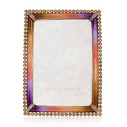 Jay Strongwater Lorraine Stone Edge 4” x 6" Frame - Autumn Picture Frames Jay Strongwater 