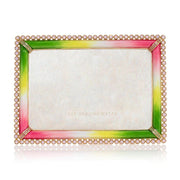 Jay Strongwater Lorraine Stone Edge 4” x 6" Frame - Flora Picture Frames Jay Strongwater 