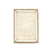 Jay Strongwater Lorraine Stone Edge 4" x 6" Frame - Gold Picture Frames Jay Strongwater 