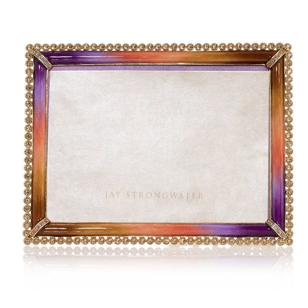 Jay Strongwater Lucas Stone Edge 5" x 7" Frame - Autumn Picture Frames Jay Strongwater 