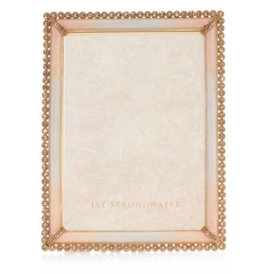 Jay Strongwater Lucas Stone Edge 5” x 7" Frame - Boudoire Picture Frames Jay Strongwater 