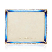 Jay Strongwater Laetitia Stone Edge 8" x 10" Frame - Lapis Picture Frames Jay Strongwater 