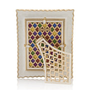 Jay Strongwater Wyatt Zebra 5" x 7" Frame Picture Frames Jay Strongwater 