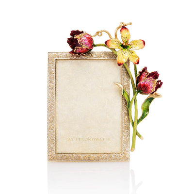 Jay Strongwater Margery Tulip 5" x 7" Frame - Flora Picture Frames Jay Strongwater 