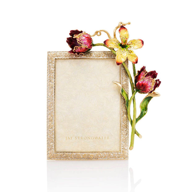 Jay Strongwater Margery Tulip 5" x 7" Frame - Flora Picture Frames Jay Strongwater 