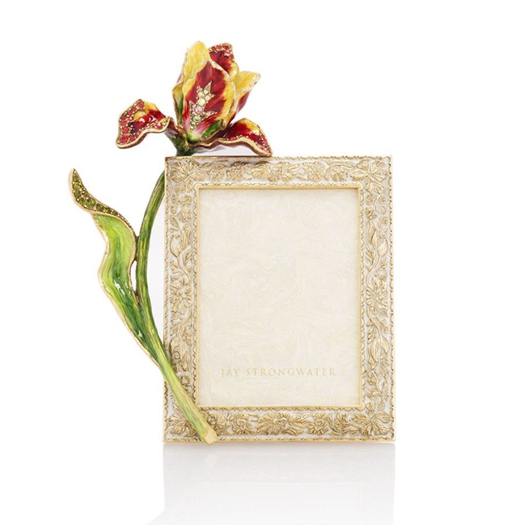 Jay Strongwater Ilsa Tulip 3" x 4" Frame - Flora Picture Frames Jay Strongwater 