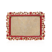 Jay Strongwater Emery Bejeweled 4" x 6" Frame - Ruby Picture Frames Jay Strongwater 
