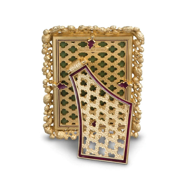 Jay Strongwater Emery Bejeweled 4" x 6" Frame - Brocade Picture Frames Jay Strongwater 