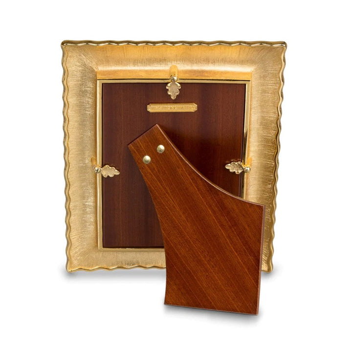 Jay Strongwater Katerina Ruffle Edge Floral 5" x 7" Frame Picture Frames Jay Strongwater 
