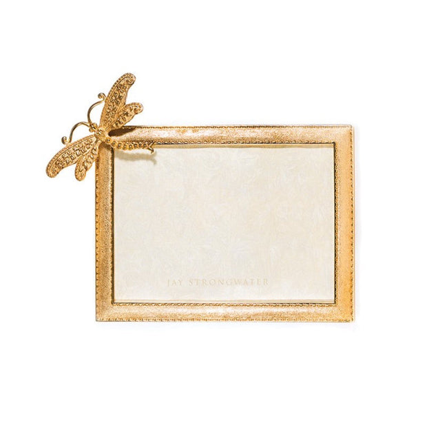 Jay Strongwater Tori Dragonfly 5" x 7" Frame Picture Frames Jay Strongwater 