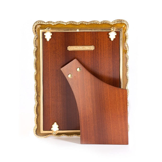 Jay Strongwater Mika Braided 5" x 7" Frame Picture Frames Jay Strongwater 