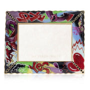Jay Strongwater Clifton Ruffle Edge 5" x 7" Frame - Graffiti Picture Frames Jay Strongwater 