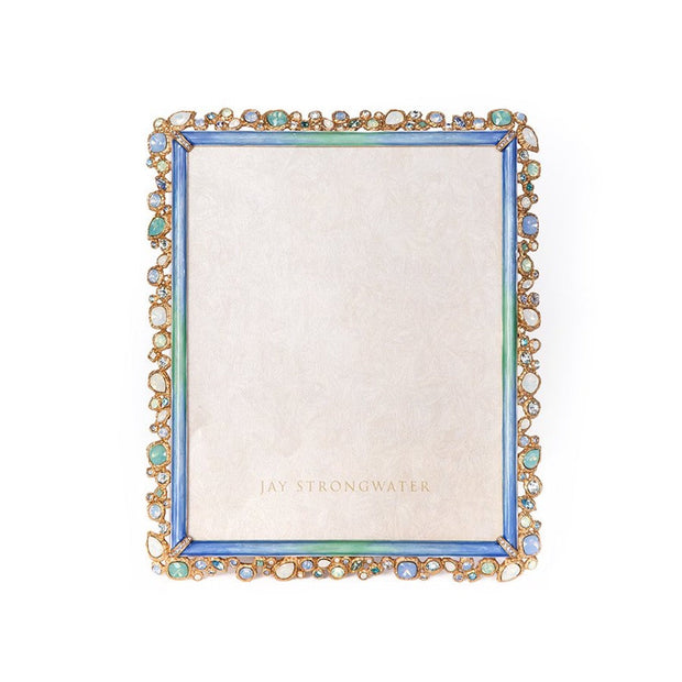 Jay Strongwater Theo Bejeweled 8" x 10" Frame - Oceana Picture Frames Jay Strongwater 