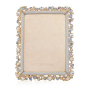 Jay Strongwater Leslie Bejeweled 5" x 7" Frame - Baby Blue Picture Frames Jay Strongwater 