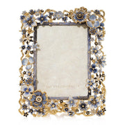 Jay Strongwater Ophelia Cluster Flower 5" X 7" Frame Picture Frames Jay Strongwater 
