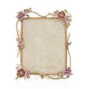 Jay Strongwater Delilah Floral Branch 8" x 10" Frame Picture Frames Jay Strongwater 