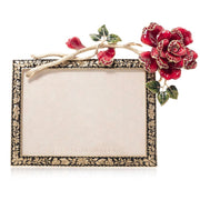 Jay Strongwater Rylee Night Bloom 5" x 7" Rose Frame Picture Frames Jay Strongwater 