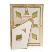 Jay Strongwater Mosaic Pyramid 5" x 7" Frame - Rainbow Picture Frames Jay Strongwater 