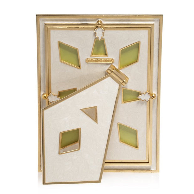 Jay Strongwater Mosaic Pyramid 5" x 7" Frame - Rainbow Picture Frames Jay Strongwater 