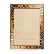 Jay Strongwater Mosaic Pyramid 5" x 7" Frame - Topaz Picture Frames Jay Strongwater 