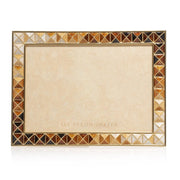 Jay Strongwater Mosaic Pyramid 5" x 7" Frame - Topaz Picture Frames Jay Strongwater 