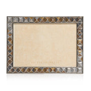 Jay Strongwater Mosaic Pyramid 5" x 7" Frame - Mixed Metal Picture Frames Jay Strongwater 