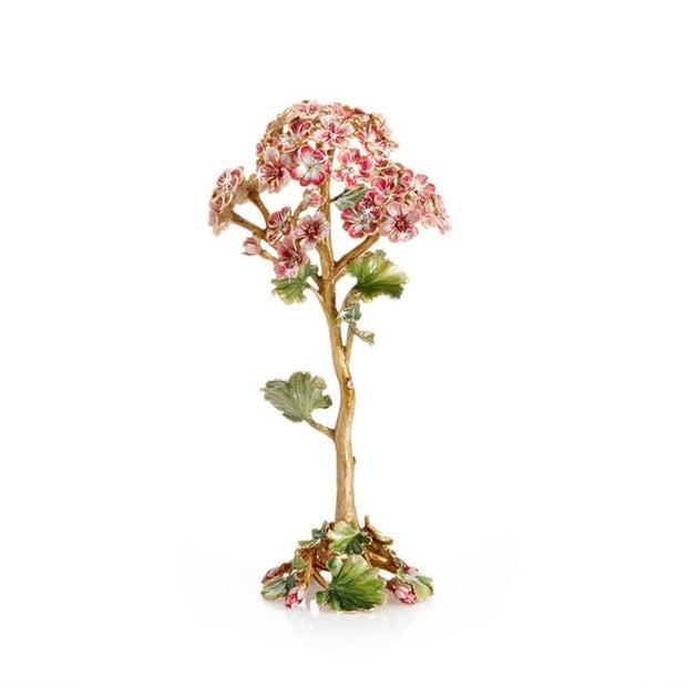 Jay Strongwater Gernamium Flower Objet Figurines Jay Strongwater 