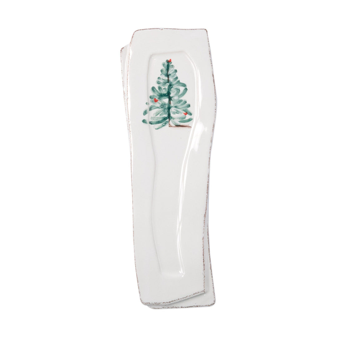 Vietri Lastra Holiday Spoon Rest Dinnerware Vietri 