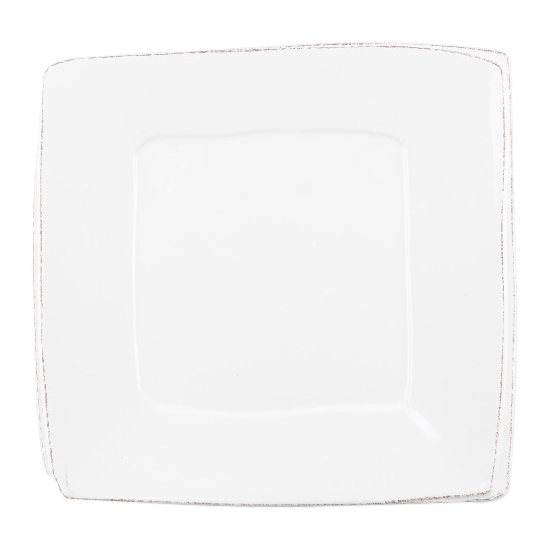 Vietri Lastra White Square Platter Dinnerware Vietri 