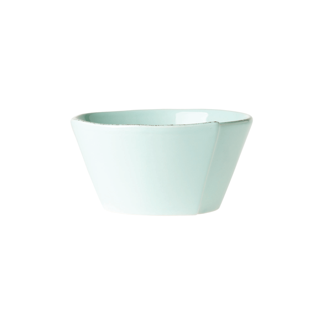 Vietri Lastra Stacking Cereal Bowl Dinnerware Vietri Aqua 