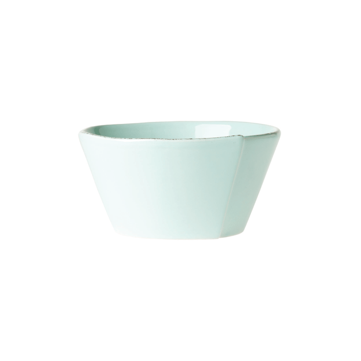 Vietri Lastra Stacking Cereal Bowl Dinnerware Vietri Aqua 