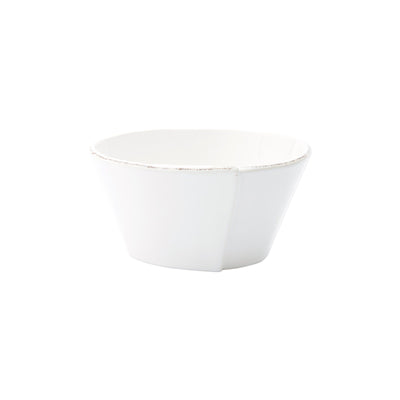 Vietri Lastra White Stacking Cereal Bowl Dinnerware Vietri 