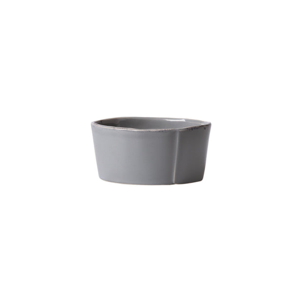 Vietri Lastra Condiment Bowl Dinnerware Vietri Gray 
