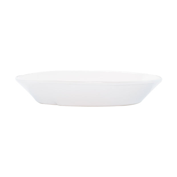 Vietri Lastra White Small Oval Baker Dinnerware Vietri 