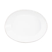 Vietri Lastra White Small Oval Baker Dinnerware Vietri 