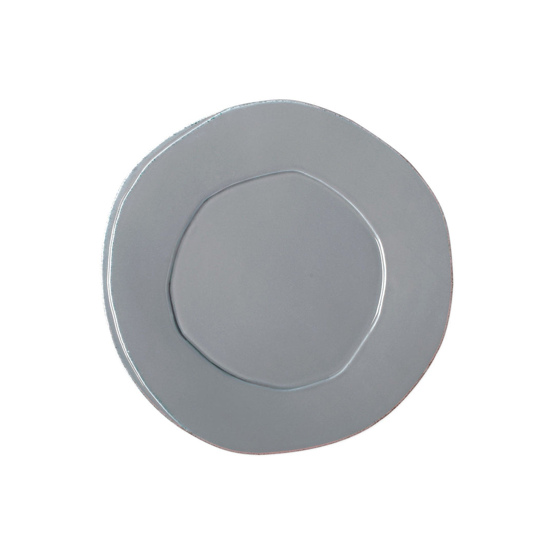 Vietri Lastra European Dinner Plate Dinnerware Vietri Gray 