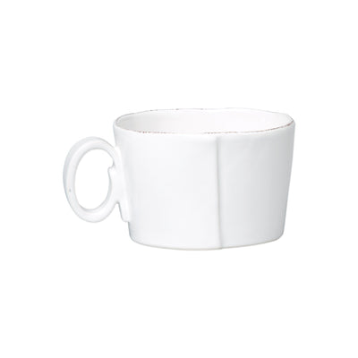 Vietri Lastra White Jumbo Cup Dinnerware Vietri 