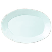 Vietri Lastra Oval Platter Dinnerware Vietri Aqua 