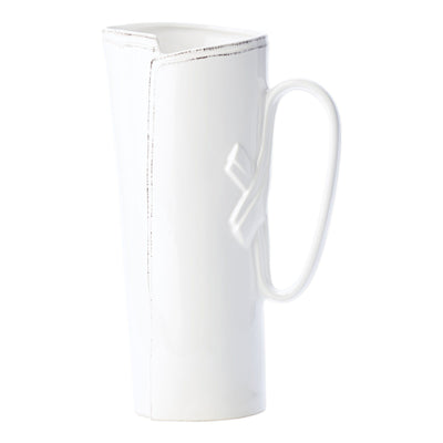 Vietri Lastra White Tavern Pitcher Dinnerware Vietri 