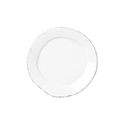 Vietri Lastra White Canape Plate Dinnerware Vietri 