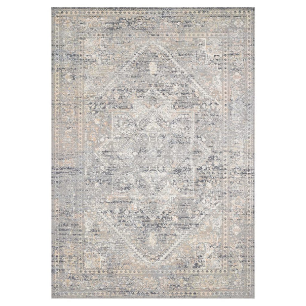 Loloi II Lucia LUC 01 Grey / Sunset Area Rug Rugs Loloi II 2’ x 3’ Rectangle 