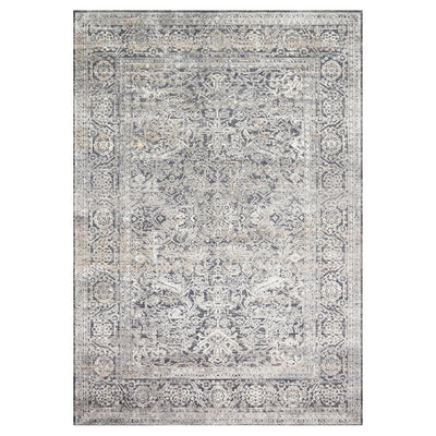 Loloi II Lucia LUC 03 Steel / Ivory Area Rug Rugs Loloi II 2’ x 3’ Rectangle 