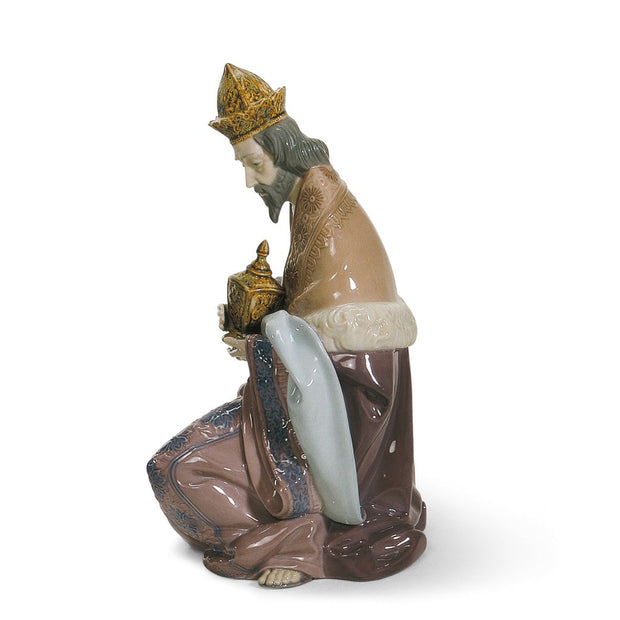 Lladro Porcelain King Gaspar Nativity Figurine Figurines Lladro 