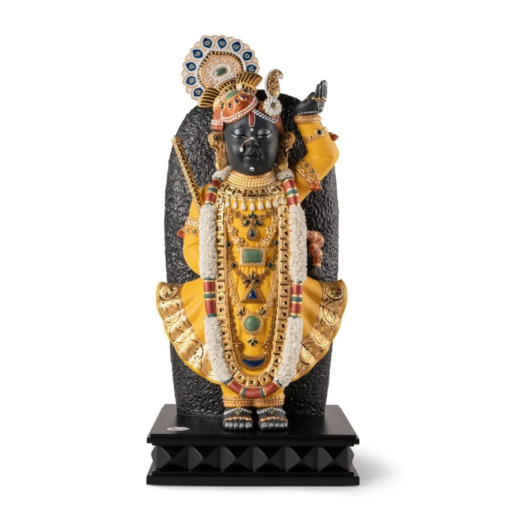 Lladro Porcelain Lord Shrinathji Sculpture - LE 499