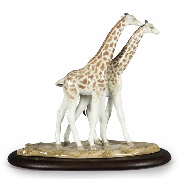 Lladro Porcelain Giraffes Figurine Figurines Lladro 