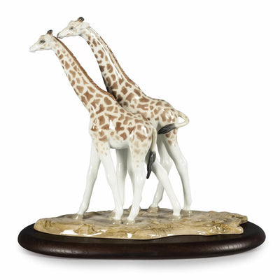 Lladro Porcelain Giraffes Figurine Figurines Lladro 