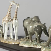 Lladro Porcelain African Savannah Sculpture Figurines Lladro 