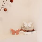 Lladro Porcelain Butterfly Figurine - Golden Luster & Coral Figurines Lladro 